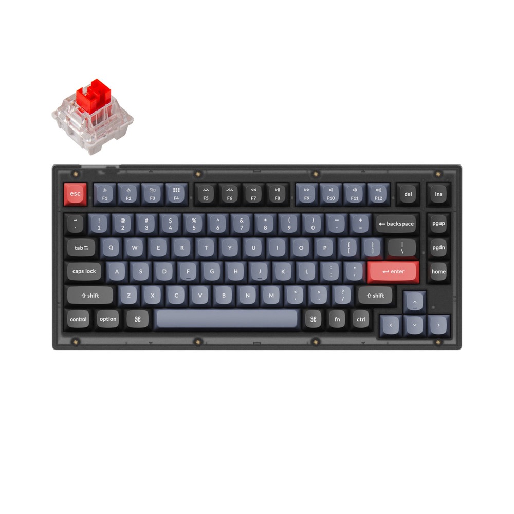 Keychron V1 QMK VIA custom mechanical keyboard product photo